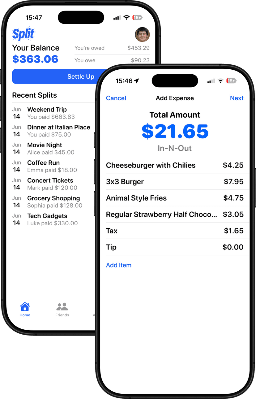 Split App Screenshot